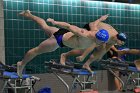 Swimming & Diving vs RWU  Swimming & Diving vs Roger Williams University. - Photo by Keith Nordstrom : Wheaton, Swimming